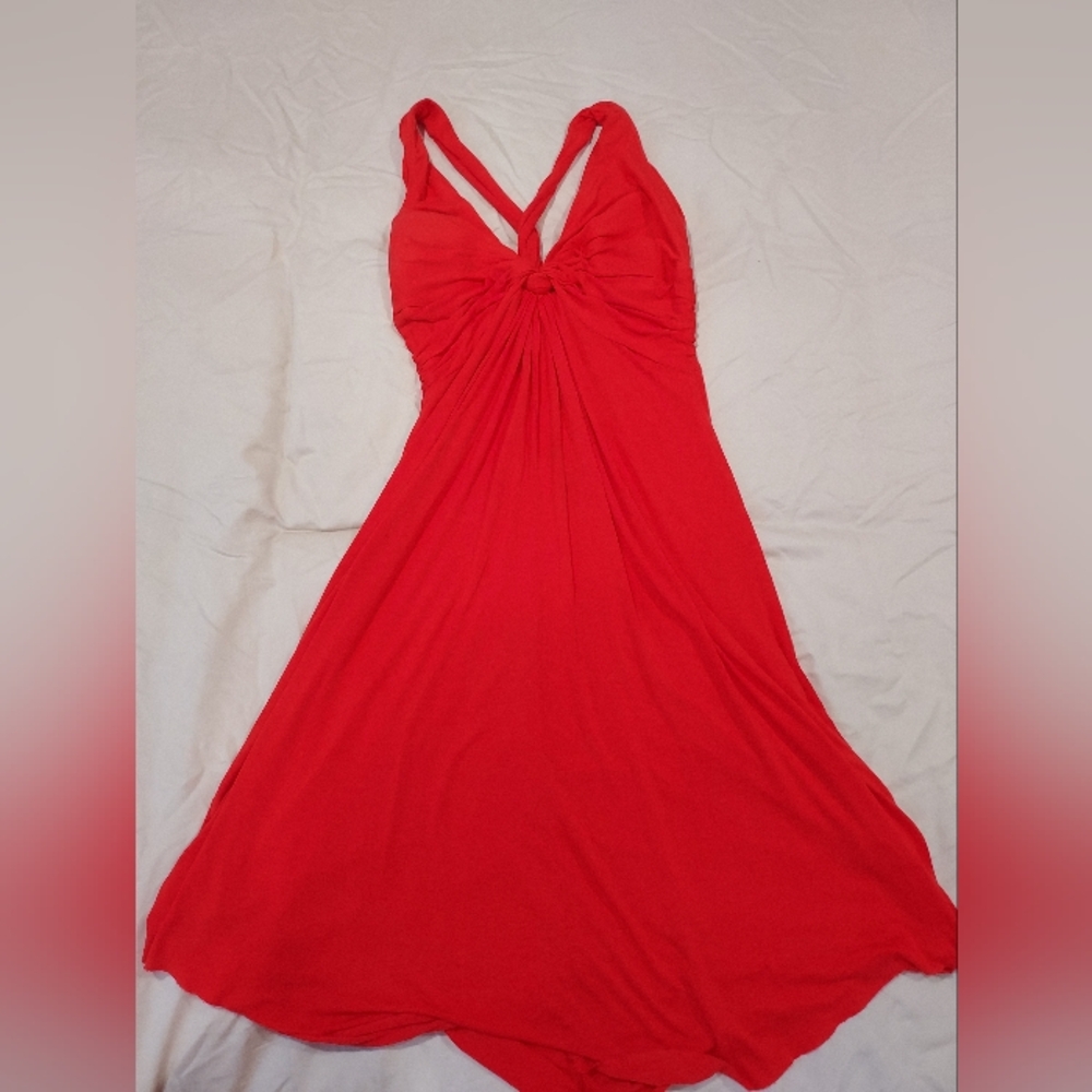 Orange Summer Dress (M)